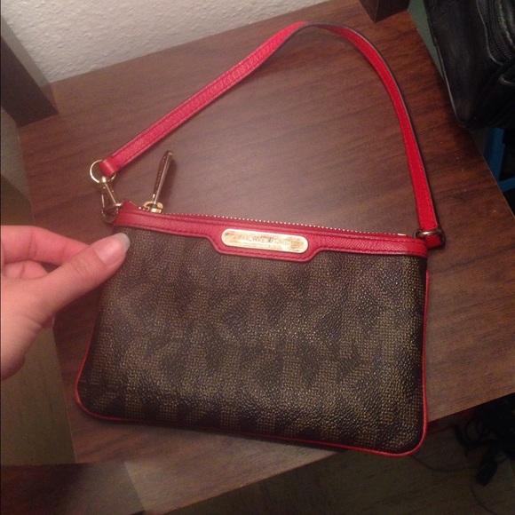 Authentic (but scratched) Michael Kors Wristlet