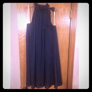 Davids Bridal Navy Blue Bridesmaid Dress.
