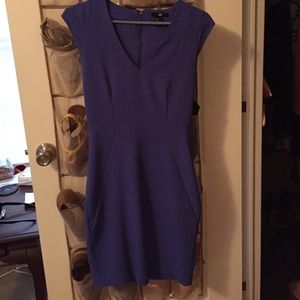 Blue fitted dress from H&M