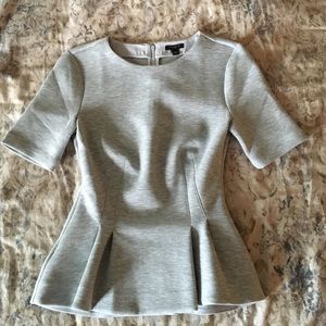 ⛵️SALE⛵️NWT XSP Ann Taylor Structured Peplum Top