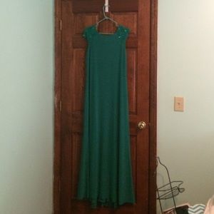 Teal Green Prom Dress