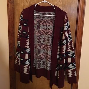 Multi-colored cardigan
