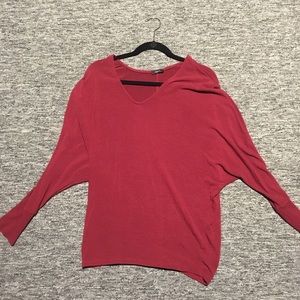 Red longsleeve tee from boutique store