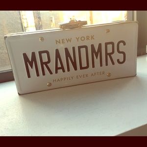 Kate Spade Wedding Belles Mr. And Mrs. Clutch