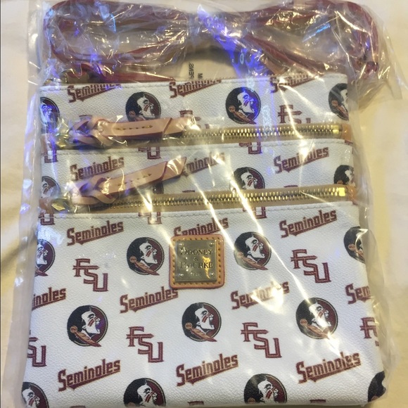 Dooney & Bourke FSU Triple Zip Crossbody