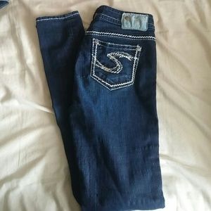Silver jeans skinny!!