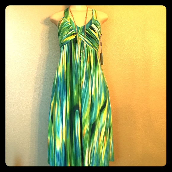 Calvin Klein Multi-Color Dress - Size 10