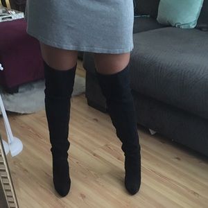 Report Signature Fairfax thigh high suede boots