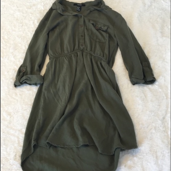 Forever 21 army green dress