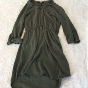Forever 21 army green dress