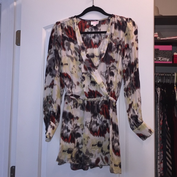 New Parker watercolor dress size small