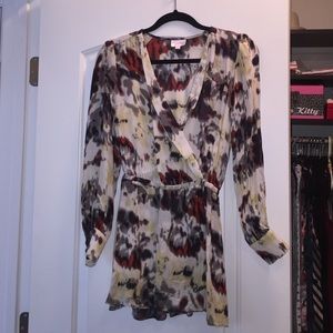 New Parker watercolor dress size small