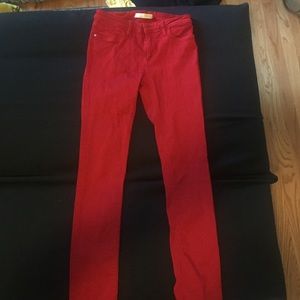 ZARA Red Skinny Jeans!