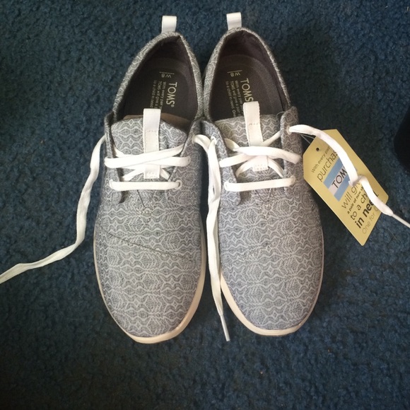 Brand New!! Never worn! Del Rey Grey Tribal Toms.