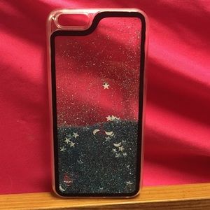 iPhone6 moving glitter case