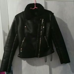FOREVER 21 shearling jacket