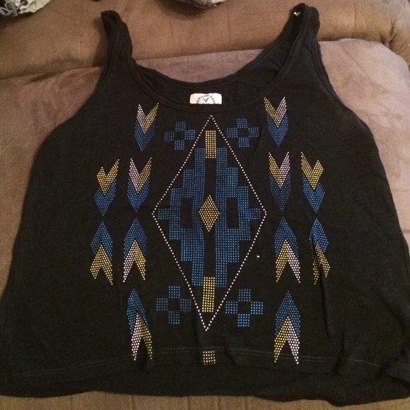 **American eagle tribal print tank/crop**