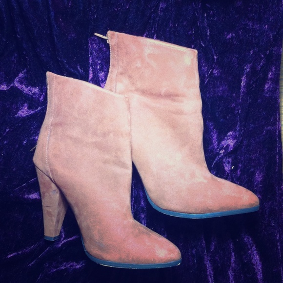 Forever 21 faux leather ankle boots