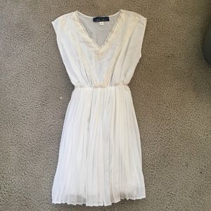 White "Blue Rain" Lace dress