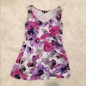 Express floral tank top