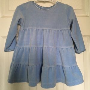 Hanna Andersson Velvet Twirl Dress Size 70