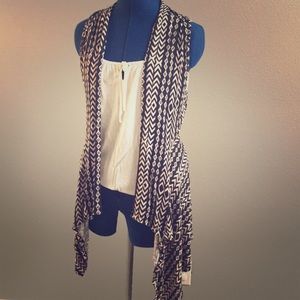Tank-Top Style Cardigan/Vest