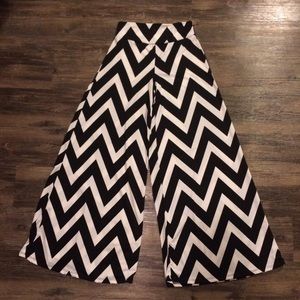 Chevron Palazzo Pants