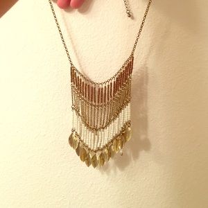 Gold dangle necklace