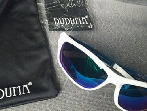 Duduma blue and white sunglasses