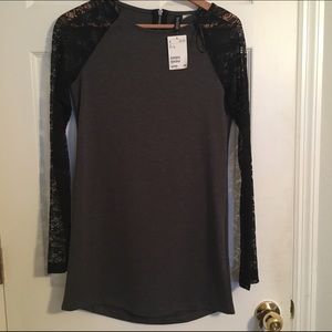 H&M long sleeve mini dress