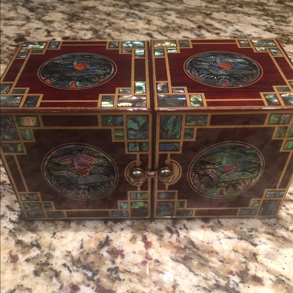 Jewelry box with 4 drawers - 7"x3.25"