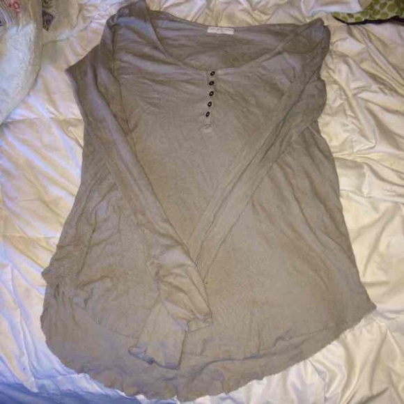 UO Henley long sleeve button down!