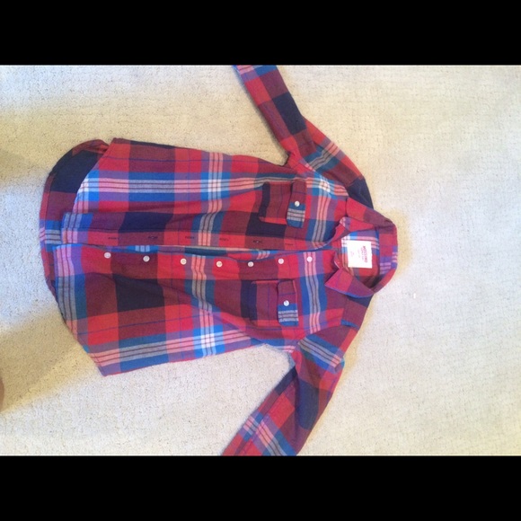 red and blue flannel