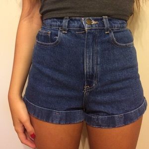 American Apparel Denim Shorts