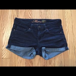 Mavi Dark Wash Denim Shorts