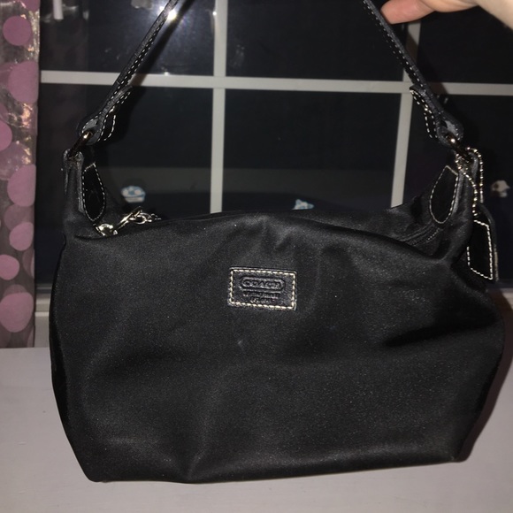 small black coach purse