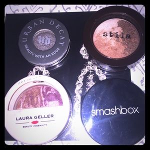 4pc multiple brand eye shadows