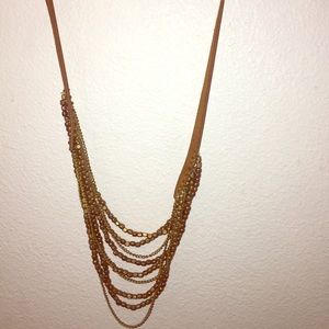 Gold dangle necklace