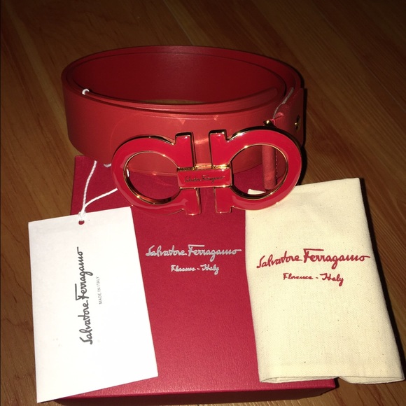 Salvatore ferragamo belt authentic us 34