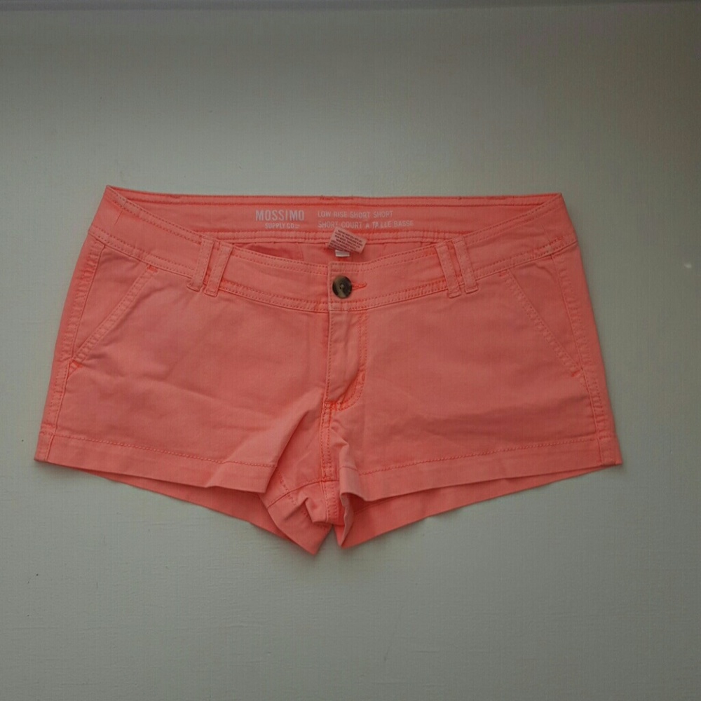 Bright Pink, Low Rise Short Shorts