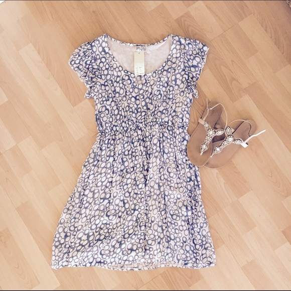 NWT White & Blue Dress 💙