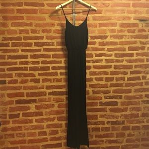 Black maxi dress