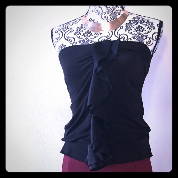 Strapless Ruffle Tank Top