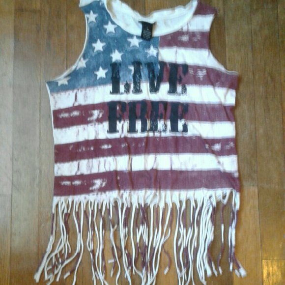 "Live Free" Patriotic Shirt