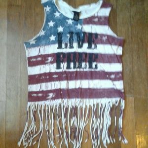 "Live Free" Patriotic Shirt