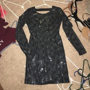 Sparkly gray/black dress
