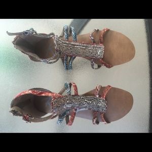 Multicolored Rebel sandals