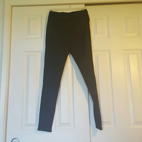 Black jeggings