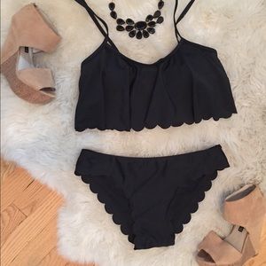 Roxy Scalloped Edge Bikini