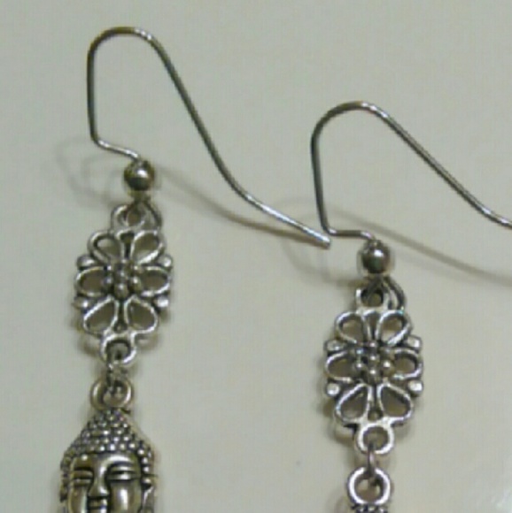 Buddha's Garden Earrings - Picture 2 of 3